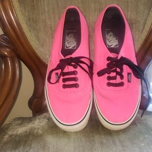 Vans , Hot Pink, size 8 womens, men's 6.5